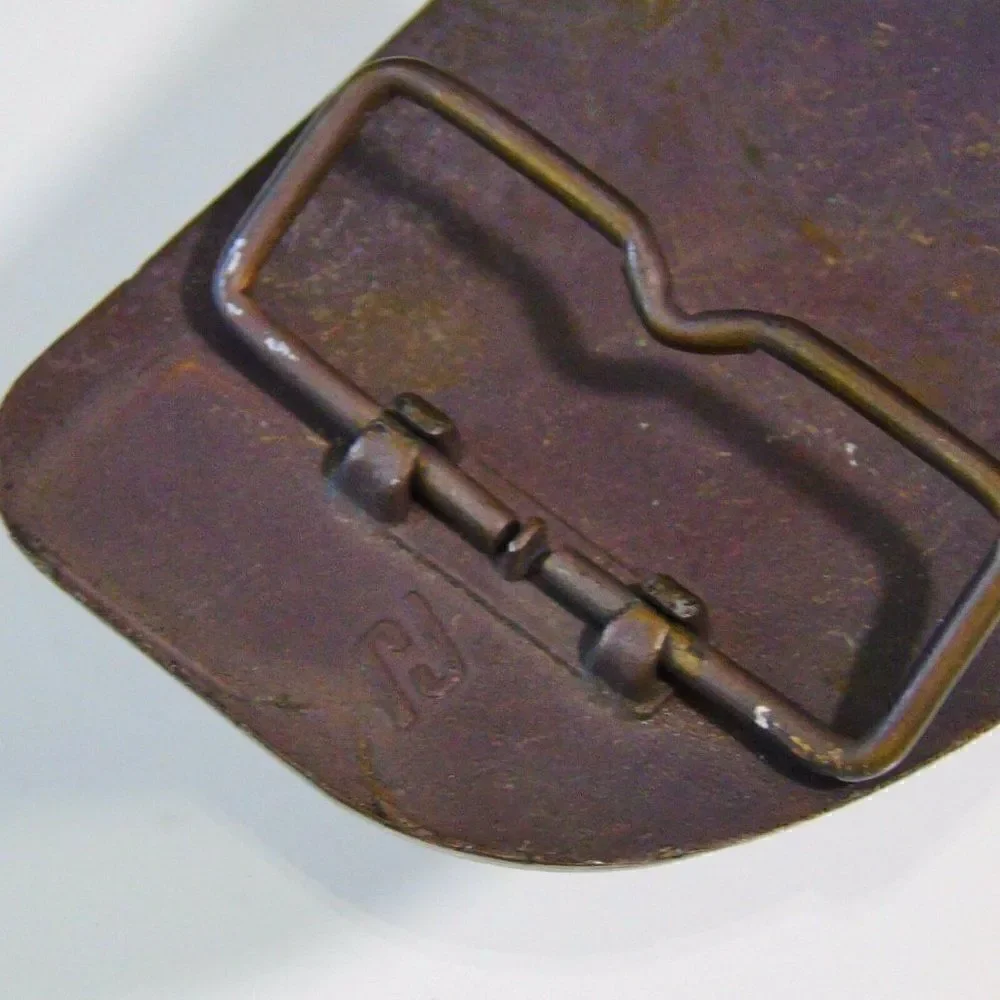 Vintage Trucker Buckle Raleigh Lights Big Rig